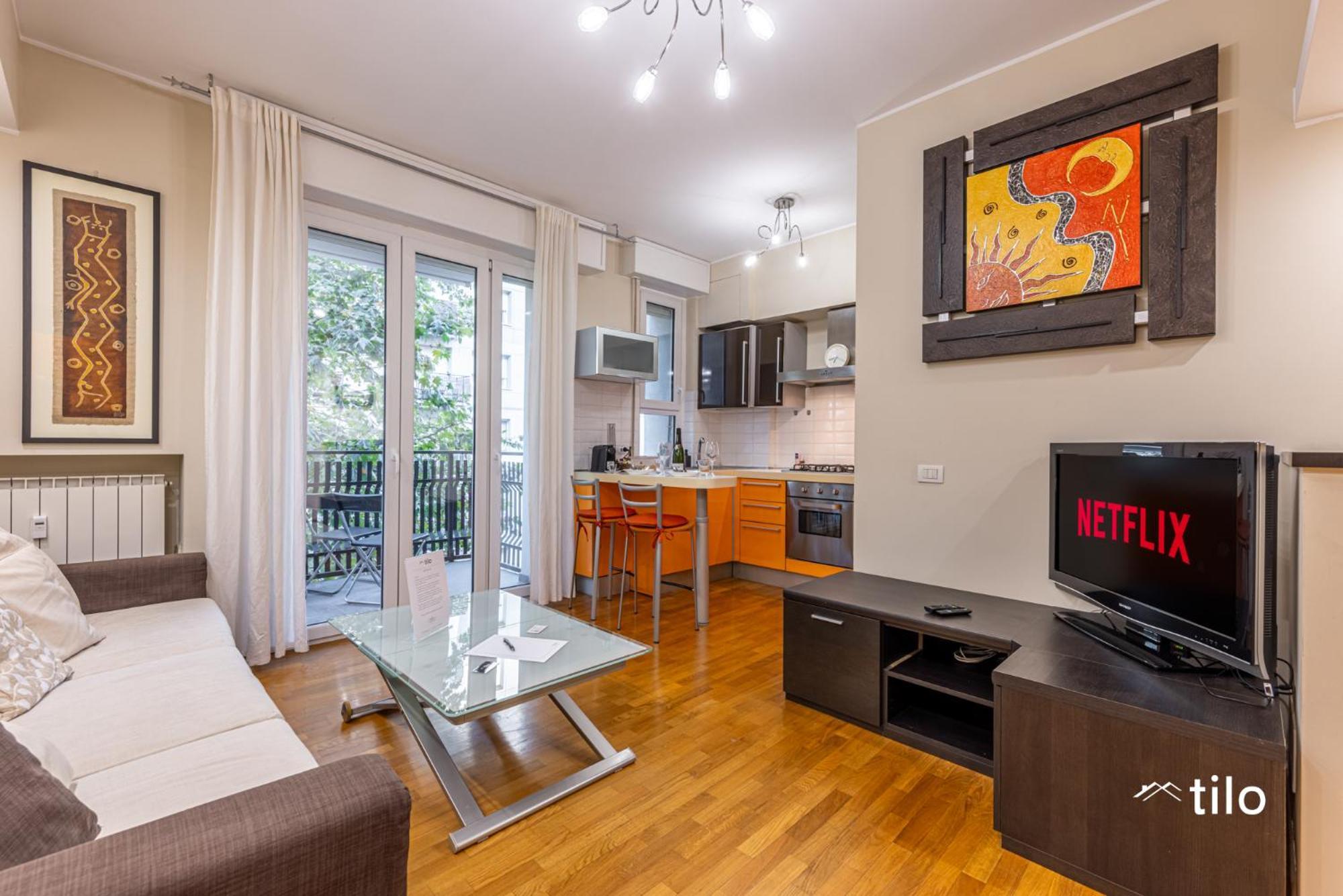 Appartement Porta Vittoria 1br, Free Ac, Wifi & Netflix By Tilo *