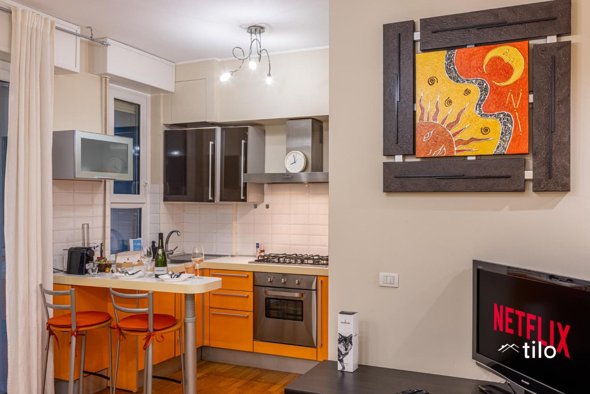 Appartement Porta Vittoria 1br, Free Ac, Wifi & Netflix By Tilo